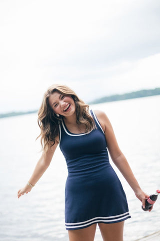 Navy Scuba Athletic Dress | Select Trends Boutique