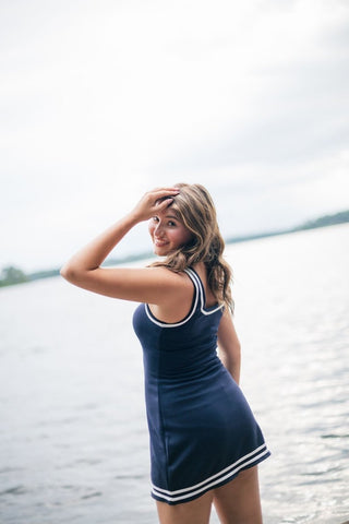 Navy Scuba Athletic Dress | Select Trends Boutique