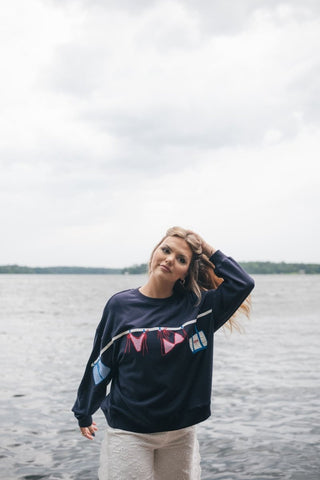 Navy USA Bikini Graphic Sweatshirt | Select Trends Boutique