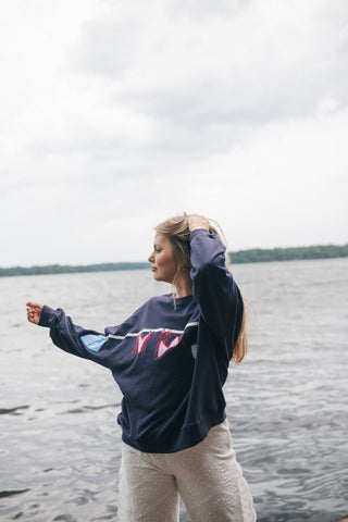Navy USA Bikini Graphic Sweatshirt | Select Trends Boutique