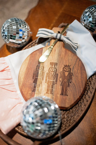 Nutcracker Cutting Board & Knife Set - Select Trends Boutique