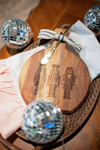 Nutcracker Cutting Board & Knife Set - Select Trends Boutique