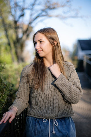 Olive Knit Staple Sweater | Select Trends Boutique