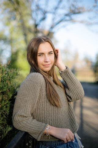Olive Knit Staple Sweater | Select Trends Boutique