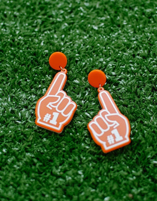 Orange 1 Drop Earrings | Select Trends Boutique