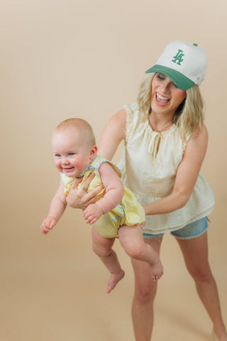 Pale Yellow Embroidered Babydoll Top | Select Trends Boutique