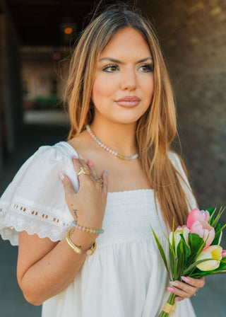 Pastel Multicolored Beaded Necklace - Select Trends Boutique