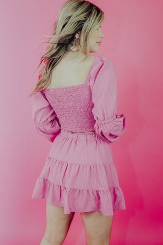 Pink Bold Beauty Set Skirt | Select Trends Boutique