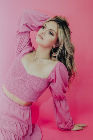 Pink Bold Beauty Set Top | Select Trends Boutique