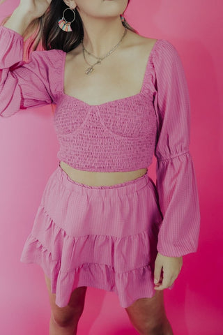 Pink Bold Beauty Set Top | Select Trends Boutique