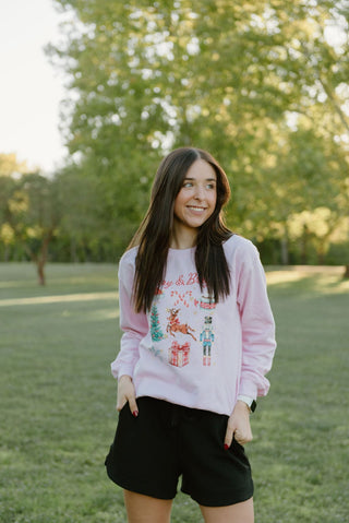 Pink Merry & Bright Sweatshirt