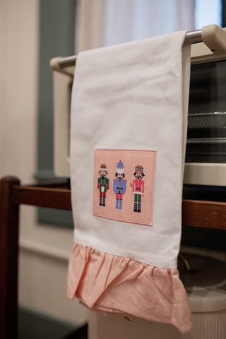 Pink Nutcracker Dish Towel
