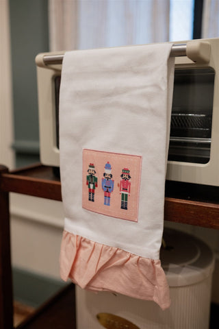 Pink Nutcracker Dish Towel