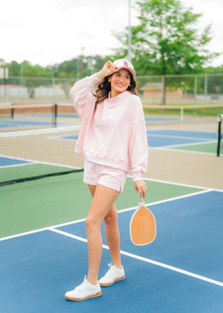 Pink Salty Short Sweat Set | Select Trends Boutique