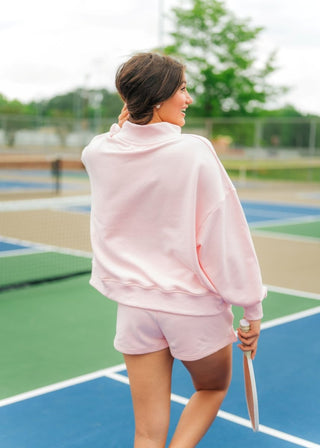 Pink Salty Short Sweat Set | Select Trends Boutique