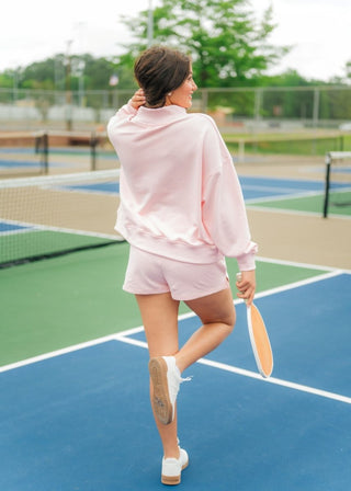 Pink Salty Short Sweat Set | Select Trends Boutique