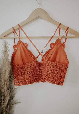 Pumpkin Lace Me Up Bralette | Select Trends Boutique