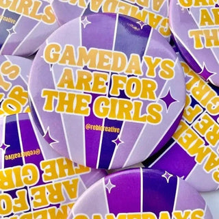 Purple For The Girls Gameday Button | Select Trends Boutique