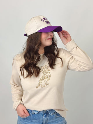 Purple Gameday Trucker Hat | Select Trends Boutique