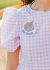 Purple Girl Dinner Gameday Button - Select Trends Boutique