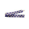 Purple & Gold Checkered Bag Strap - Select Trends Boutique