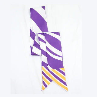 Purple Striped Neck Scarf | Select Trends Boutique