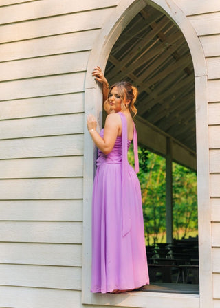 Purple Sweetheart Ruched Maxi Dress | Select Trends Boutique