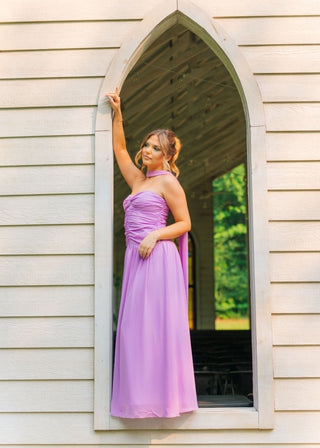 Purple Sweetheart Ruched Maxi Dress | Select Trends Boutique