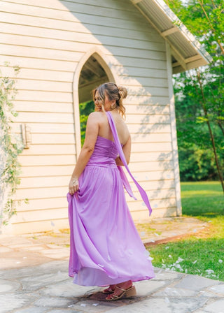 Purple Sweetheart Ruched Maxi Dress | Select Trends Boutique