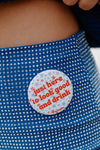 Red & Blue Look Good Gameday Button