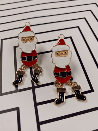 Red Dancin' Santa Earrings | Select Trends Boutique