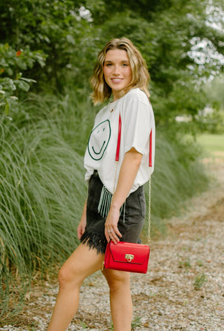 Red On the Go Crossbody