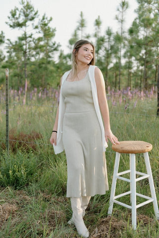 Sage Knit Set Midi Skirt | Select Trends Boutique