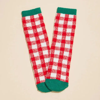 Santa Assorted 4 - Pack Fuzzy Socks - Select Trends Boutique