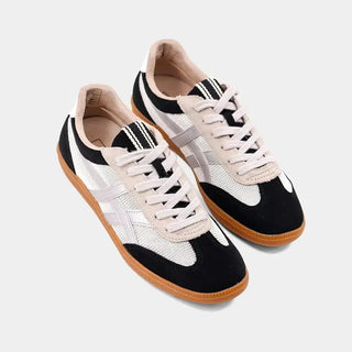 Sasha Black Detail Sneakers - Select Trends Boutique