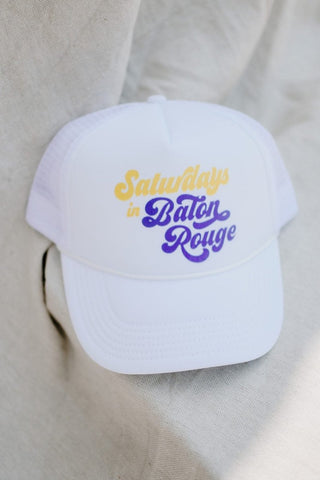 Saturdays In Baton Rouge Trucker Cap from Select Trends Boutique