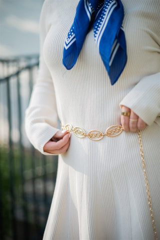 Rope Detailed Chain Belt
