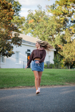 Brown Cozy Button Up Sweater