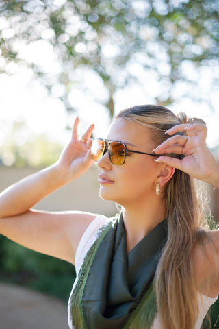 Dallas Yellow Sunglasses by DAX
