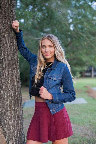 Dark Wash Classic Denim Jacket