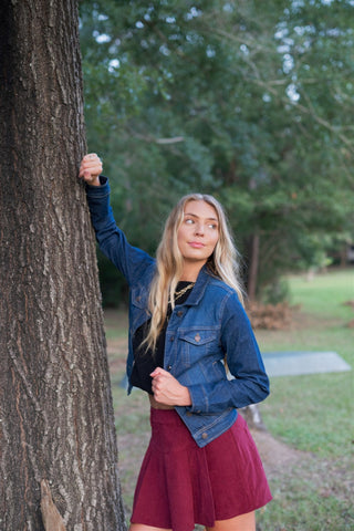 Dark Wash Classic Denim Jacket