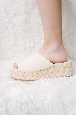 Shu Shop Lizzie Platform Slip On Sandals