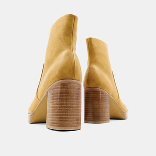 Shu Shop Tan Vernita Platform Bootie