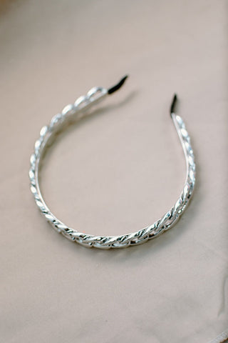 Silver Chain Link Headband