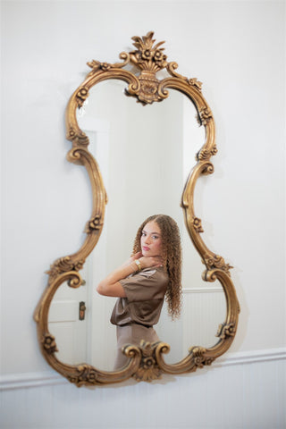 Mocha Brown Cowl Neck Midi Dress