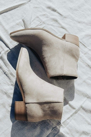 Taupe Take A Trip Booties from Select Trends Boutique