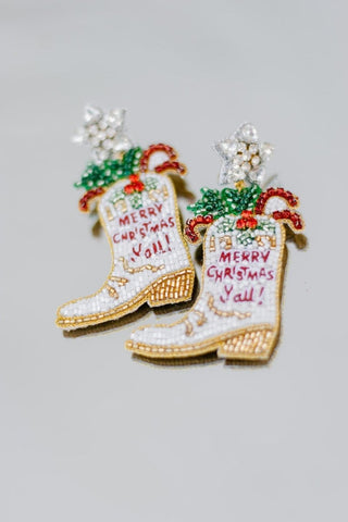 Taylor Shaye Country Christmas Earrings | Select Trends Boutique