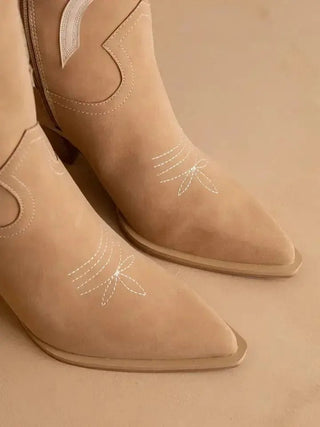 The Adriana Camel Western Boot | Select Trends Boutique