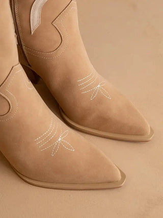 The Adriana Camel Western Boot