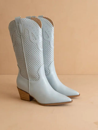 The Gabby Blue Western Boot | Select Trends Boutique